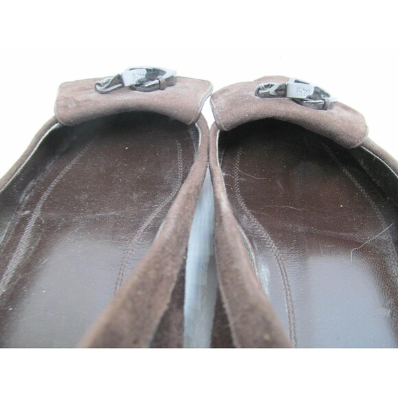Hugo Boss Womens Brown Suede Flats Size US 8 EUR 39 - Picture 8 of 9